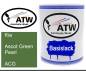 Preview: Kia, Ascot Green Pearl, ACG: 1L Lackdose, von ATW Autoteile West.